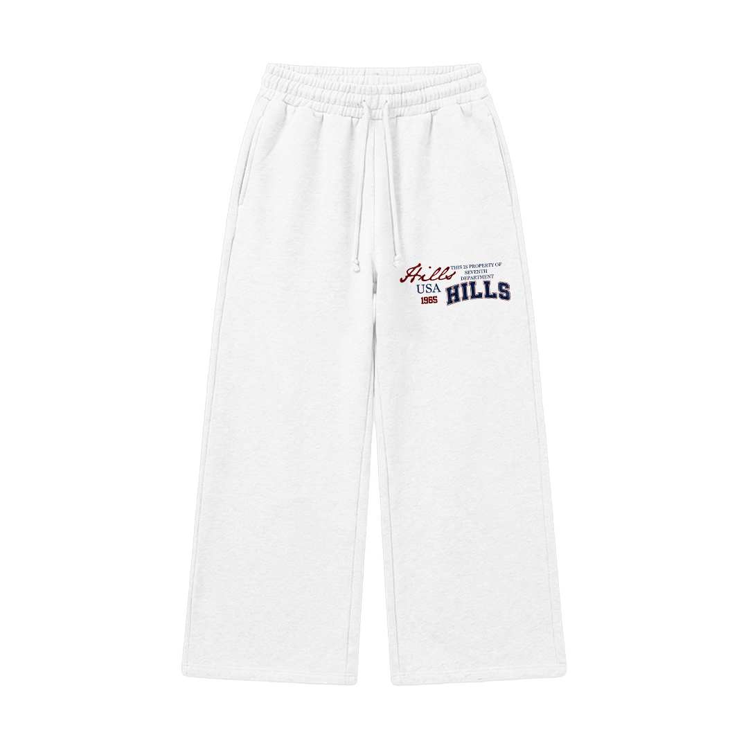 "Hillman" White Sweatpants